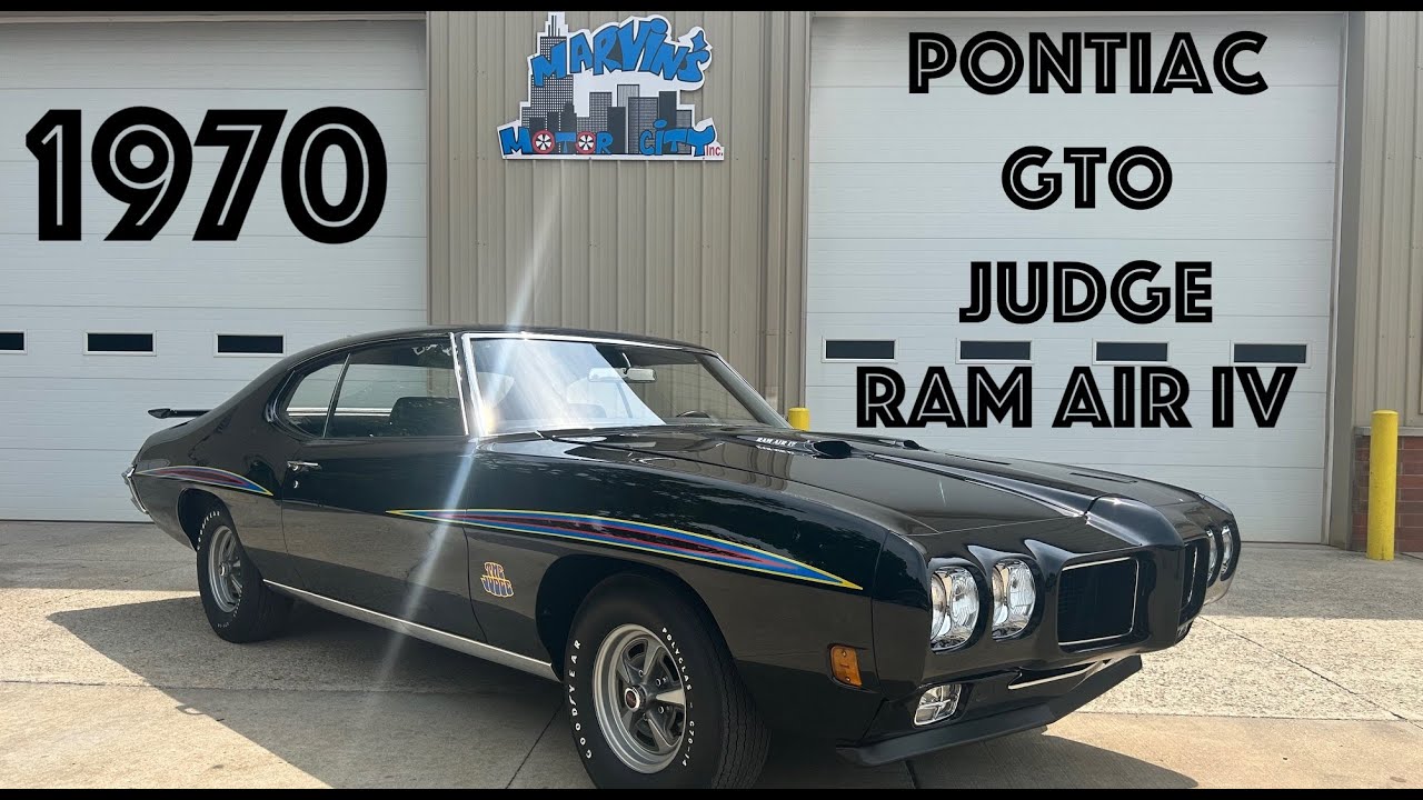 Pontiac GTO Judge Ram Air IV 1970 года — редчайший маслкар GTO Judge в цвете Starlight Black