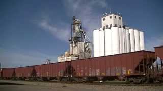 BNSF 7201 9610 leads a EB Ballast train Afton OK