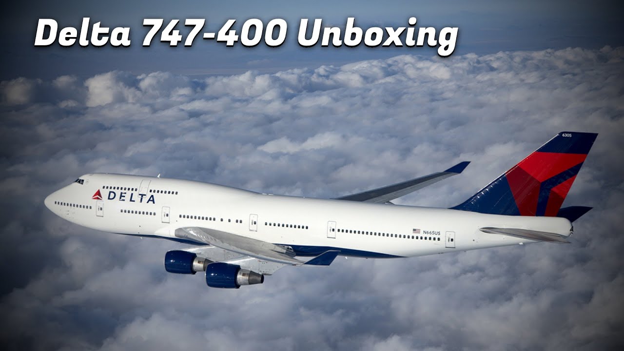 Flight Miniatures Delta 747-400 Unboxing! - YouTube
