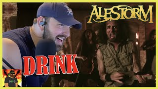 FIRST TIME HEARING!! | Alestorm - Drink (Official Video) | REACTION