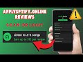Applysptify.online Review – Is This Music Review Site Legit or a Scam?