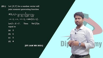 IIT-JAM MS 2021 Q. 21 Solution | Joint MGF | Question Discussion | Dips Academy