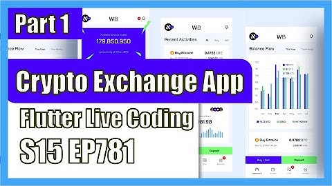 [Flutter] Flutter Live Coding EP781 (Cryptocurrency Exchange App Part 1)