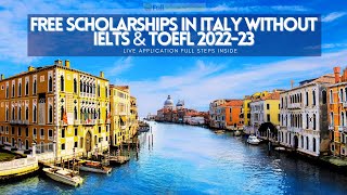 Italy Government Scholarships 2022-2023 | Fully Funded Bologna University Scholarships | #Free #Visa