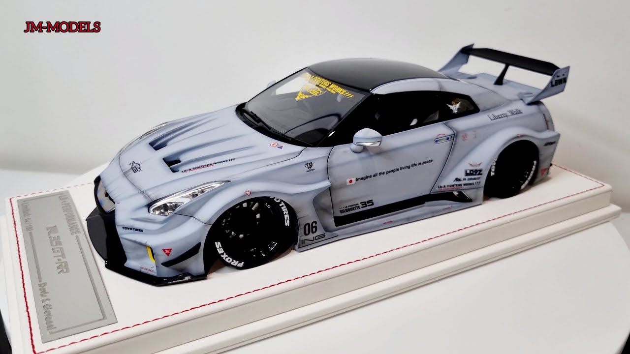 LIBERTYWALK LB★WORKS GT-R Matte Grey Liberty Walk LB-WORKS Type-I Widebody Kit for R35 Nissan GT