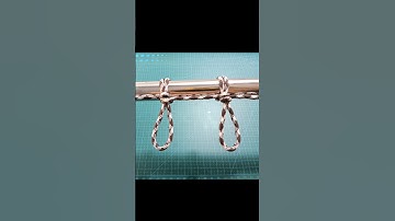 vài nút thắt đơn giản bạn đã có dây phơi quần áo/simple knot #handmade #tutorial #diy#knot