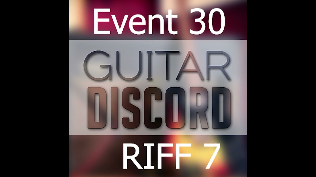 Weekly event #31 riff contest