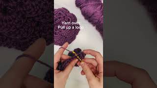 Treble crochet #how to crochet #crochet #crochet for beginners