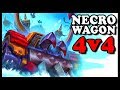 Grubby | "Necro Wagon 4v4" | Warcraft 3 TFT | Nerubian Passage