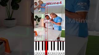 Haaland Set Mbappé Up Perfectly 😏🔥 #parody #football #haaland (@Mtime4) - Octave Piano Tutorial
