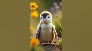 cute Penguin baby #apt #slime #music #funny #cute #baby #babyanimals #babyanimal  #cutePenguin #pet