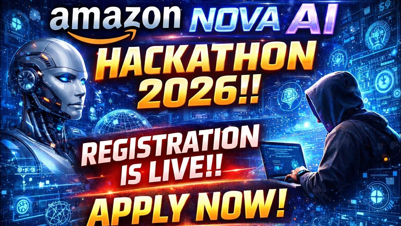 🚀 AMAZON Nova AI Hackathon 2026 | Registration LIVE 🔥 | Build & Learn ...
