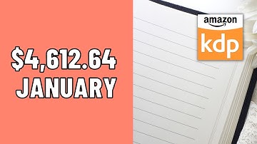 I Made $4,612.64 in January 2022 on Amazon KDP - Low-Content Book Publishing