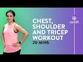 20 Min Chest, Shoulder and Tricep Workout at Home by Cult Fit | No Equipment | Cult Fit | Cure Fit
