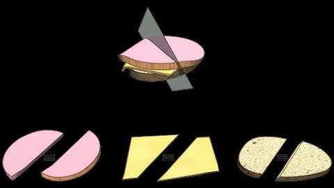 What is the ham sandwich theorem?