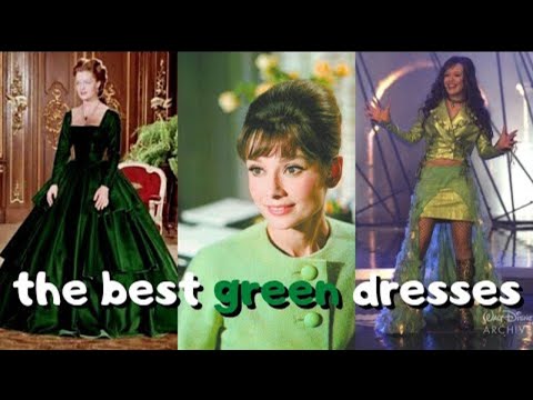 15 Of The Best Green Dresses In Cinematic History || Iconic Green Dresses Outfit Dresses Viral