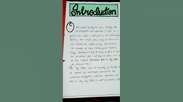 Physics Investigatory project "OPTICAL INSTRUMENTS"   Class- X||