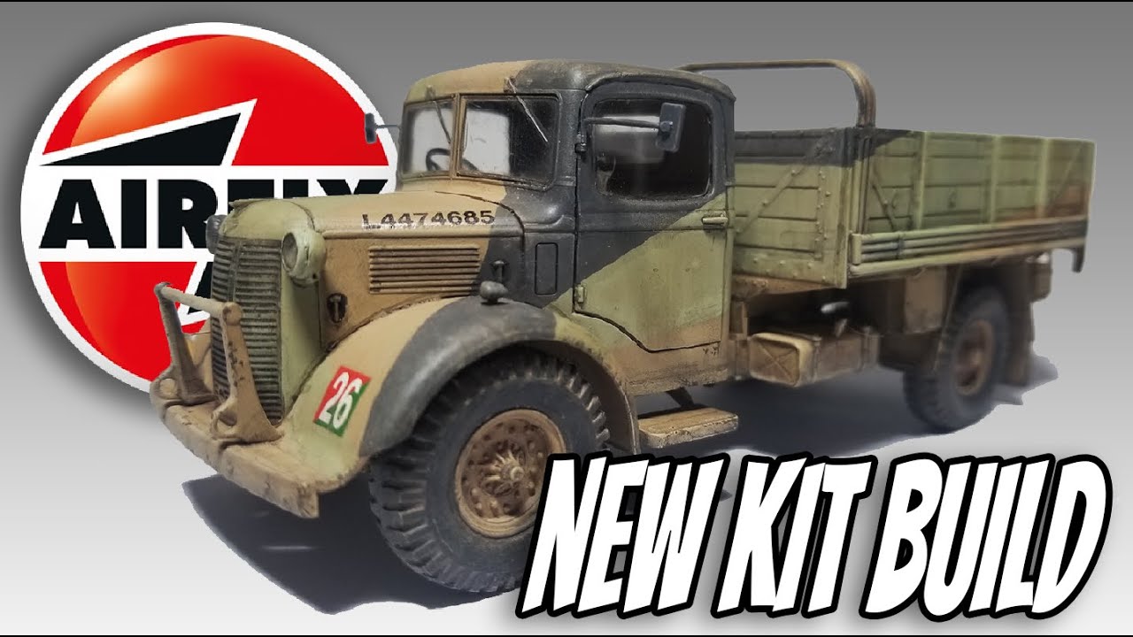NEW AIRFIX 135 Austin K30 General Service Truck Full Build and Review