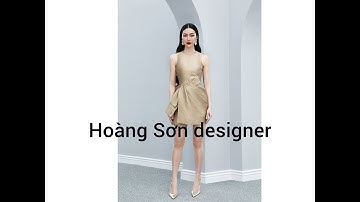 Dạy cắt may cơ bản: hướng dẫn cắt đầm sát nách xếp ly thân có nơ|hoàng sơn designer, đầm sát nách