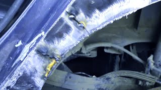 картинка: 🛠 Рихтовка ТОТАЛЬНОГО крыла. Кузовной ремонт. Ford Focus