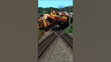 Indian train Simulator, Biggest Train Collisions & Mistakes Caught on Camera, Train Game #traingame
