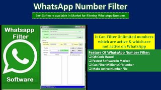 WhatsApp Number Filter