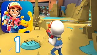 Paint Brawl - Gameplay Walkthrough Part 1 - Tutorial (Android, iOS) screenshot 4