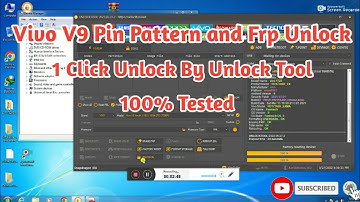 Vivo V9 Pin Pattern and Frp Unlock One Click | By Unlock Tool 2022