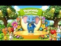 Vegetable Fashion Show for Kids | Healthy Veggie Song & Rhyme, Carrot Tomato Potato Broccoli Spinach