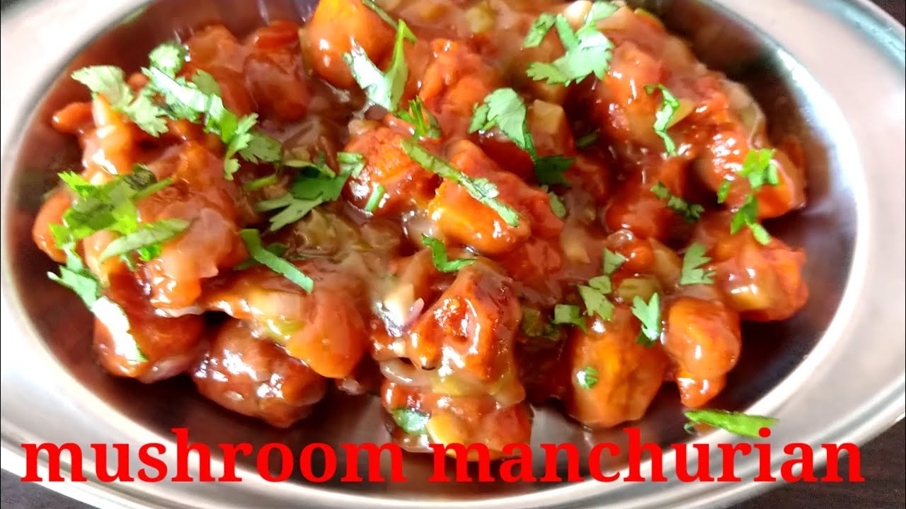 Mushroom Manchurian recipe in Tamil | காளான் மஞ்சூரியன் |
