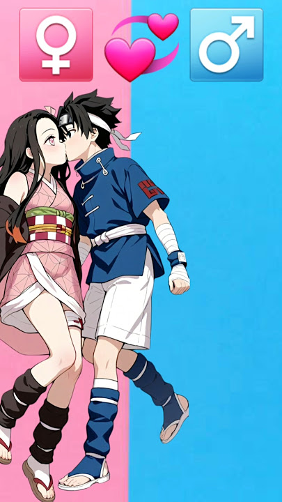 Demonslayer and Naruto couple swap #demonslayer #naruto #anime #animeedits #editing