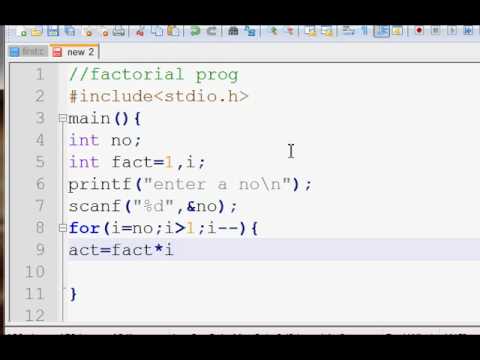 C Program For Finding Factorial Using Gcc C Program For Finding Factorial Using Gcc