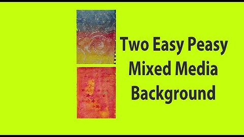 Two Easy Peasy Mixed Media Background#mixedmediaarttutorials #tutorials