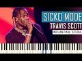 How To Play: Travis Scott - SICKO MODE | Piano Tutorial