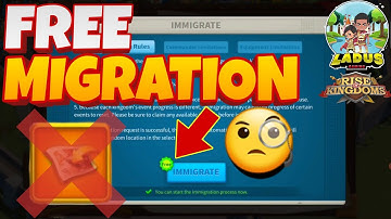 Free Migration? No Passports Required? + RoK Migration Rules