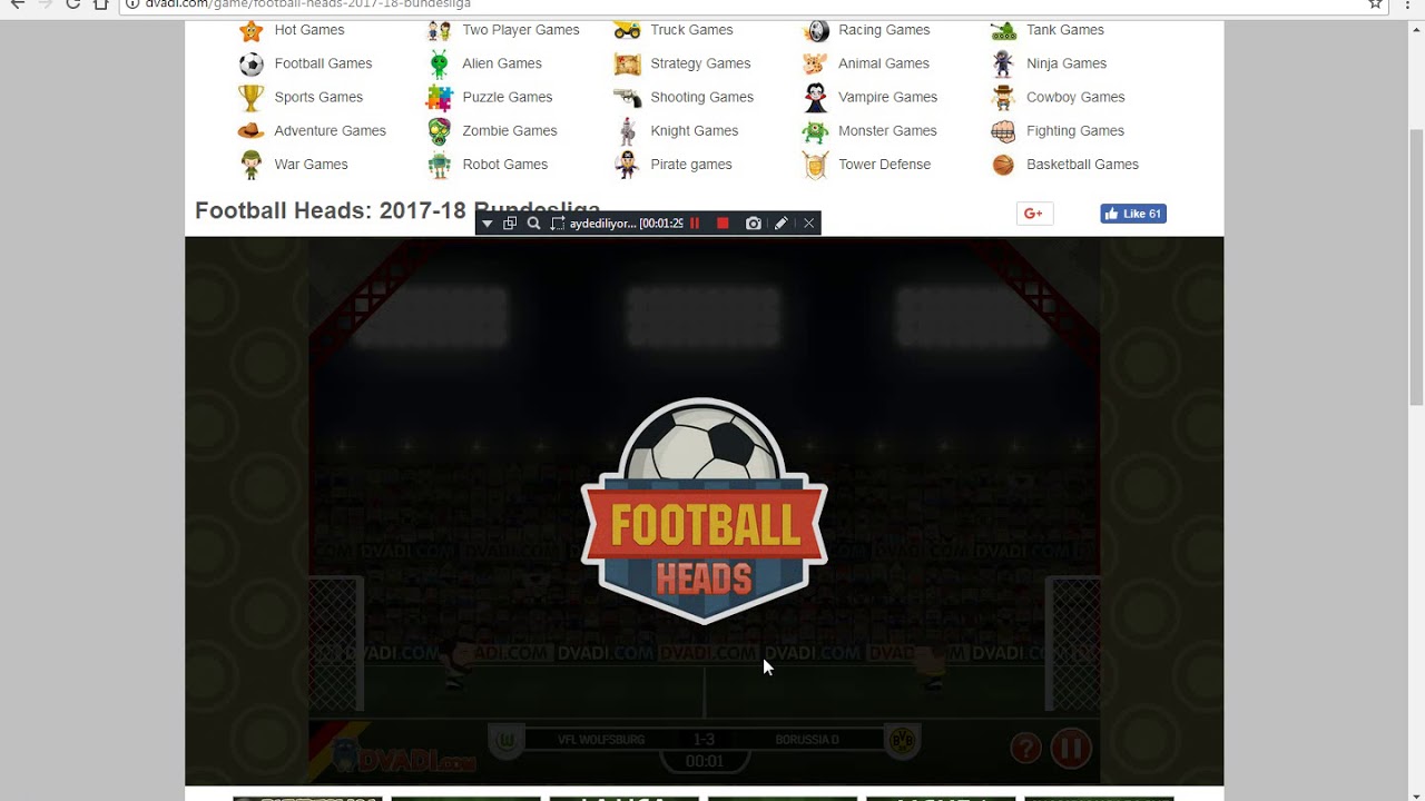 Play Football Heads 201718 Bundesliga (1.BÖLÜM) YouTube