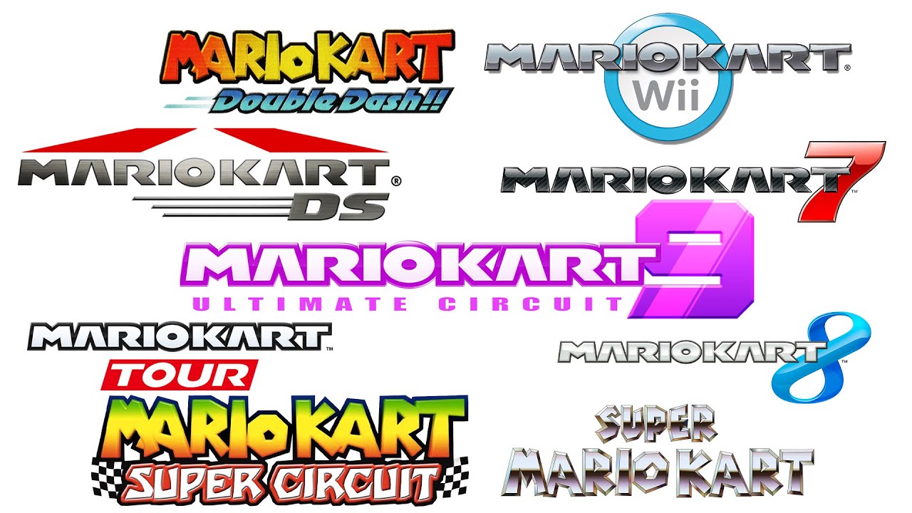 Every Mario Kart Game Reveal Trailers (1992-2025)