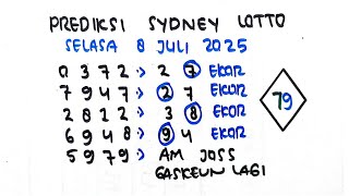 PREDIKSI SIDNEY HARI INI SELASA 8 JULI 2025 | BOCORAN SIDNEY HARI INI | RUMUS SYDNEY ANGKA JITU