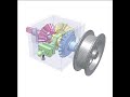 Bevel gear clutch for changing rotation direction 2