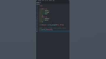 PHP Array Merge | Menggabungkan Data Dari Dalam Array
