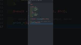 PHP Array Merge | Menggabungkan Data Dari Dalam Array