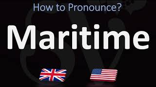 How to Pronounce Maritime? (2 WAYS!) UK/British Vs US/American English Pronunciation screenshot 3