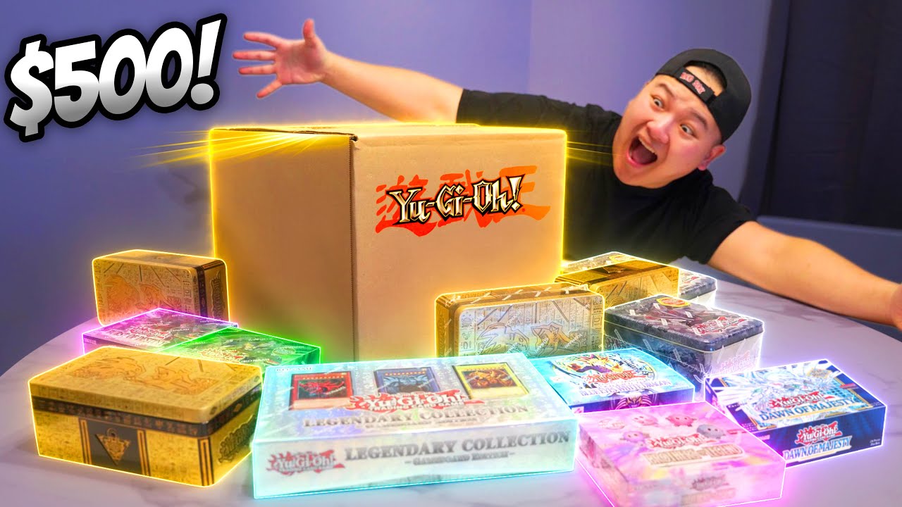 Unboxing A 500 YuGiOh Holiday Mystery Box! Biggest YuGiOh Card Opening Ever! (What's Inside