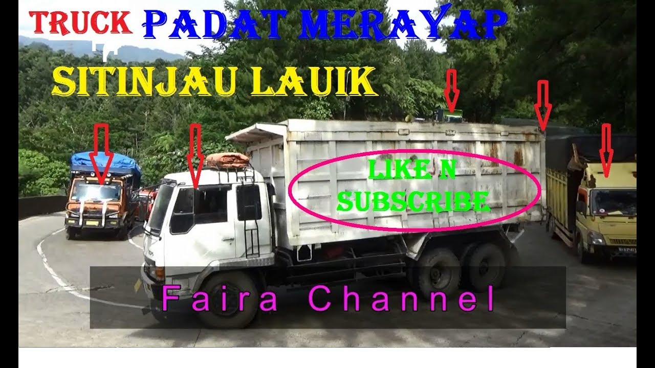 Truck Padat Merayap di Jalur Sitinjau lauik