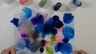 5 minute art | Tissue paper collage