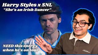 harry styles doing actual choreo??? | “She’s an Irish Dancer” SNL Skit Reaction