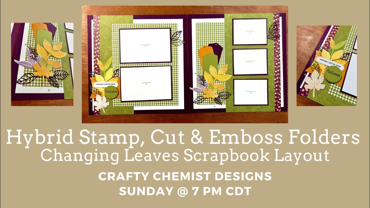 Changing Leaves Hybrid Embossing Folder by Stampin' Up!