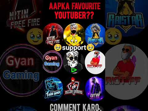 Aapka favourite youtuber ??