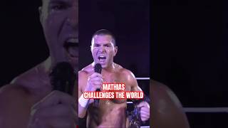 Mathias lays down a challenge! #prowrestling #professionalwrestling #indywrestling #wwe #aew #wwenxt