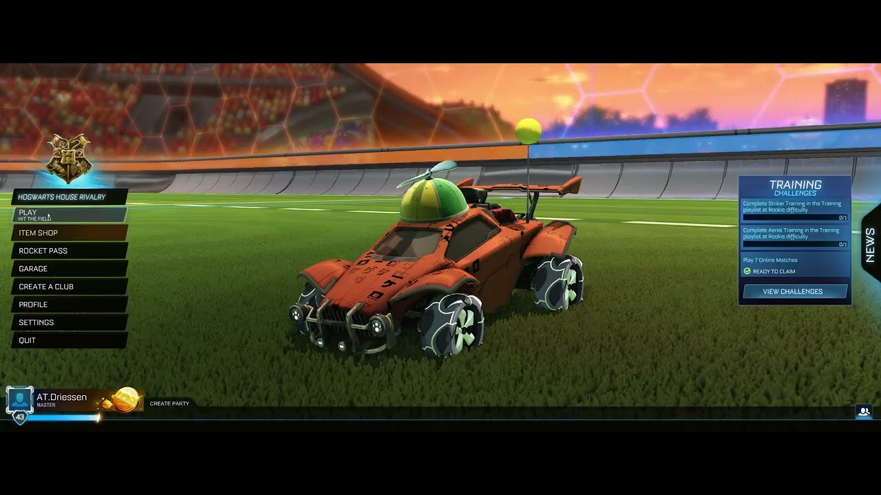 rocket leuge met niewe controler